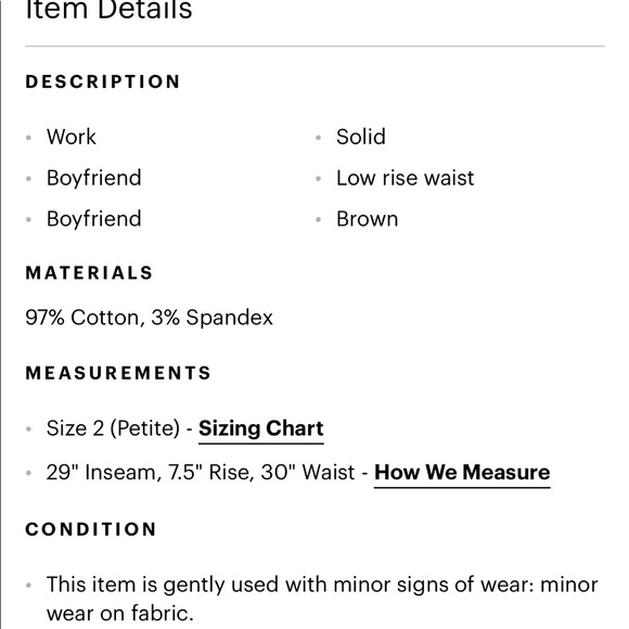 Banana Republic Factory Brown Pants - Picture 3 of 4